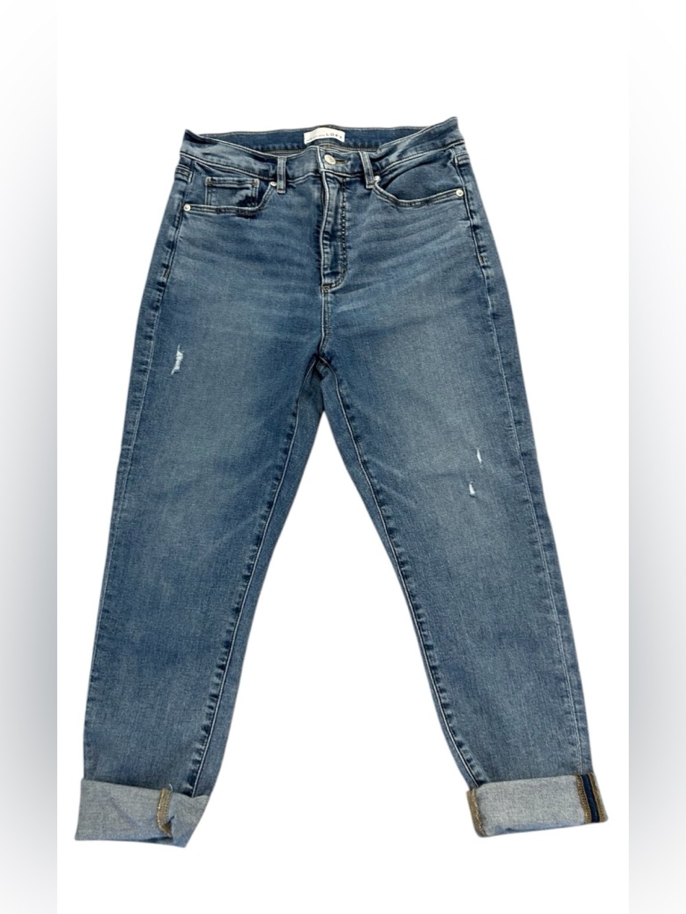 LOFT The Skinny Cropped Distressed Jeans Size 10/30